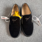 空白 Velvet Loafers