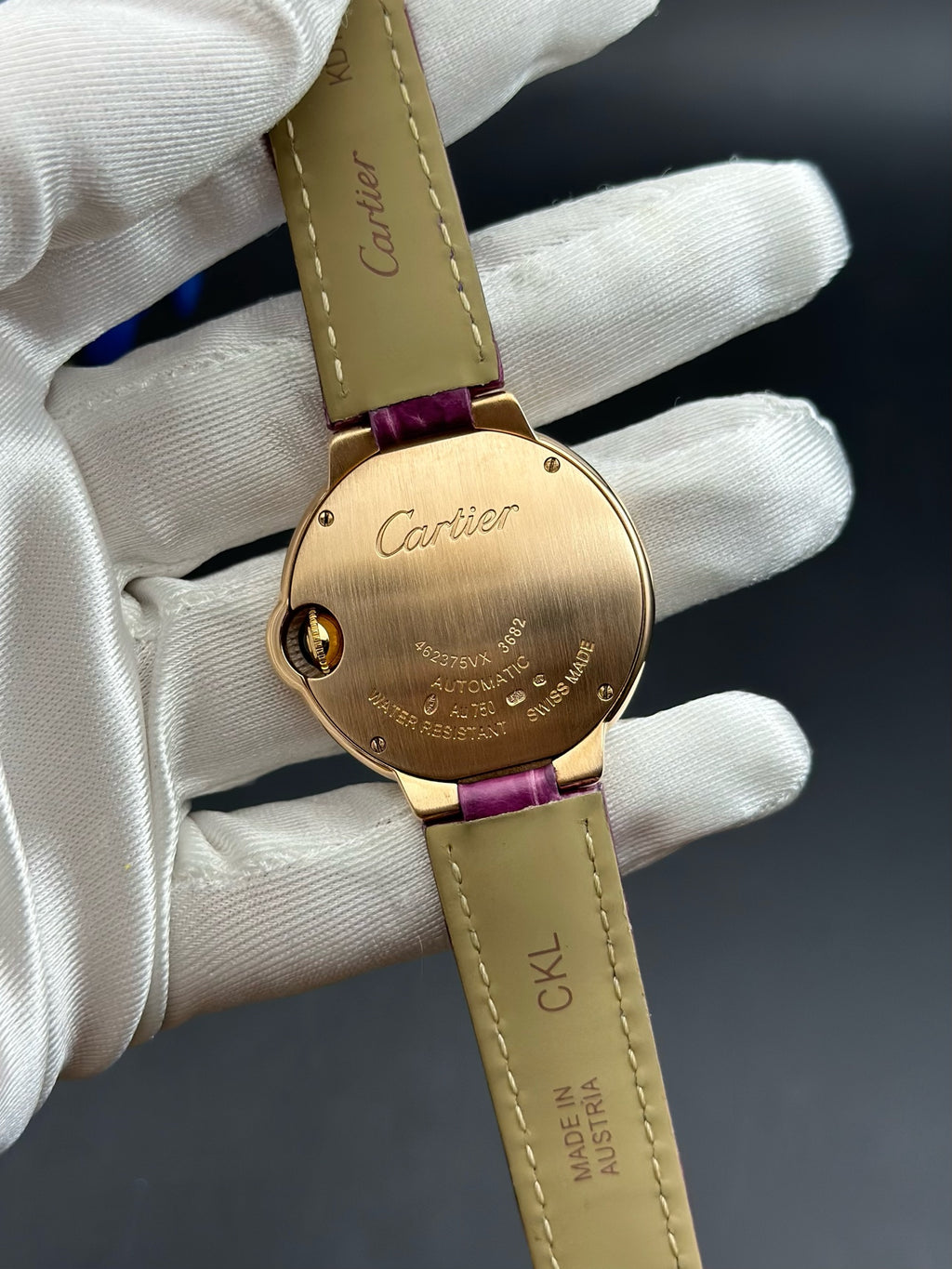 Cartier Rose gold Automatic (self-winding) watch