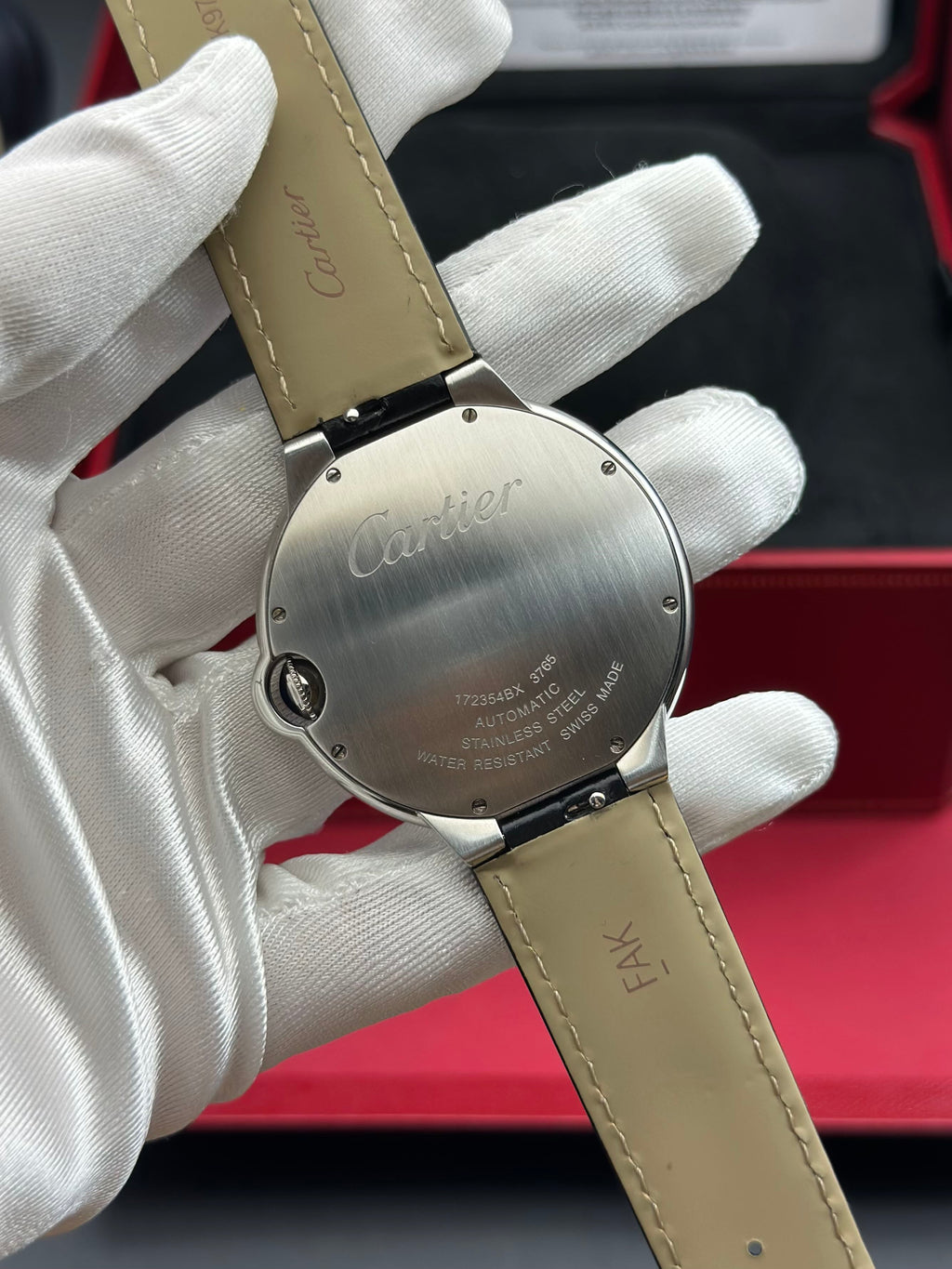 Cartier Blue Automatic (self-winding) watch