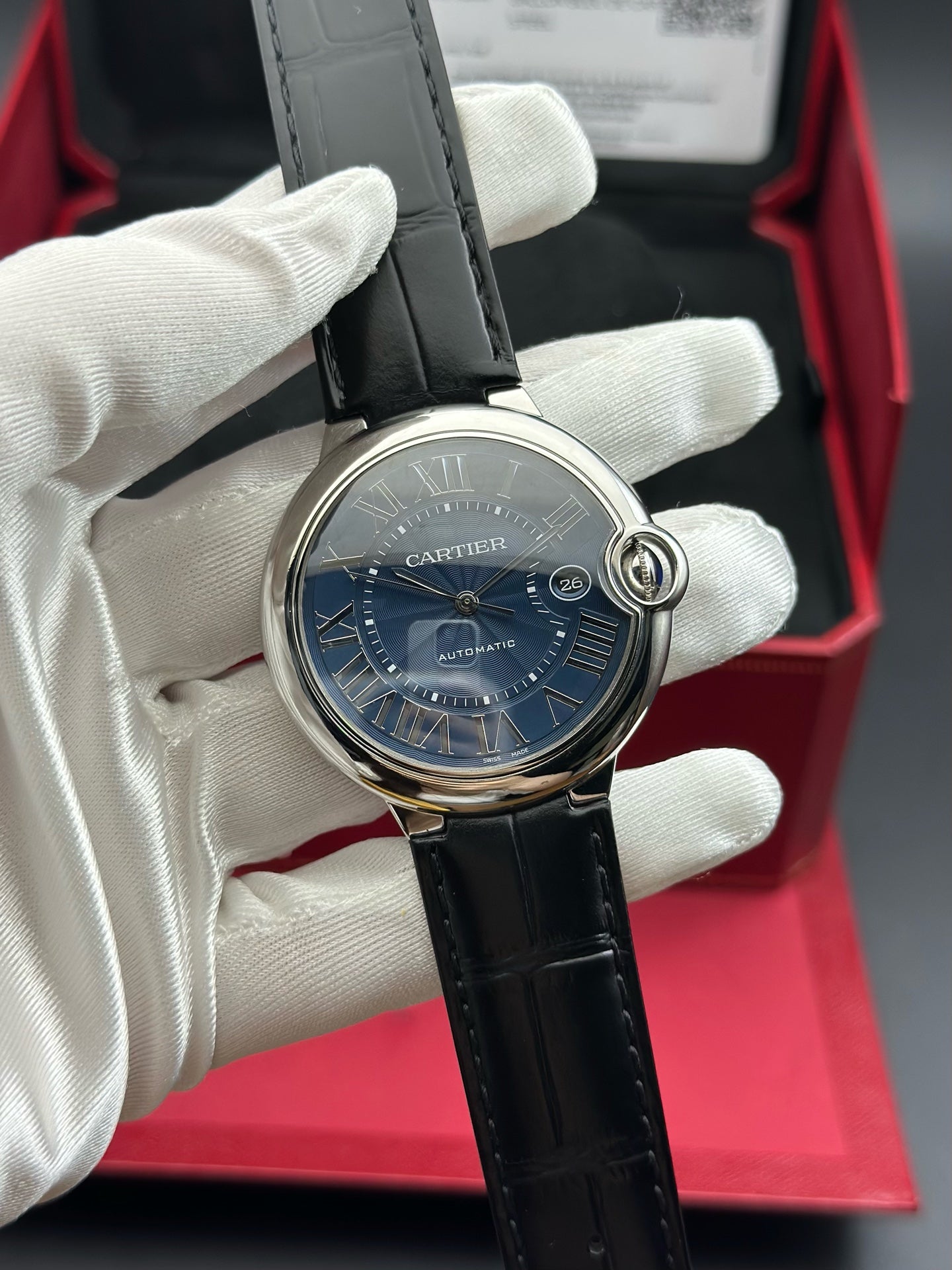 Cartier Blue Automatic (self-winding) watch