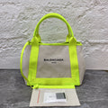 Balenciaga Canvas Green Tote