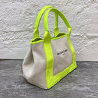 Balenciaga Canvas Green Tote