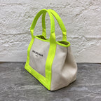 Balenciaga Canvas Green Tote