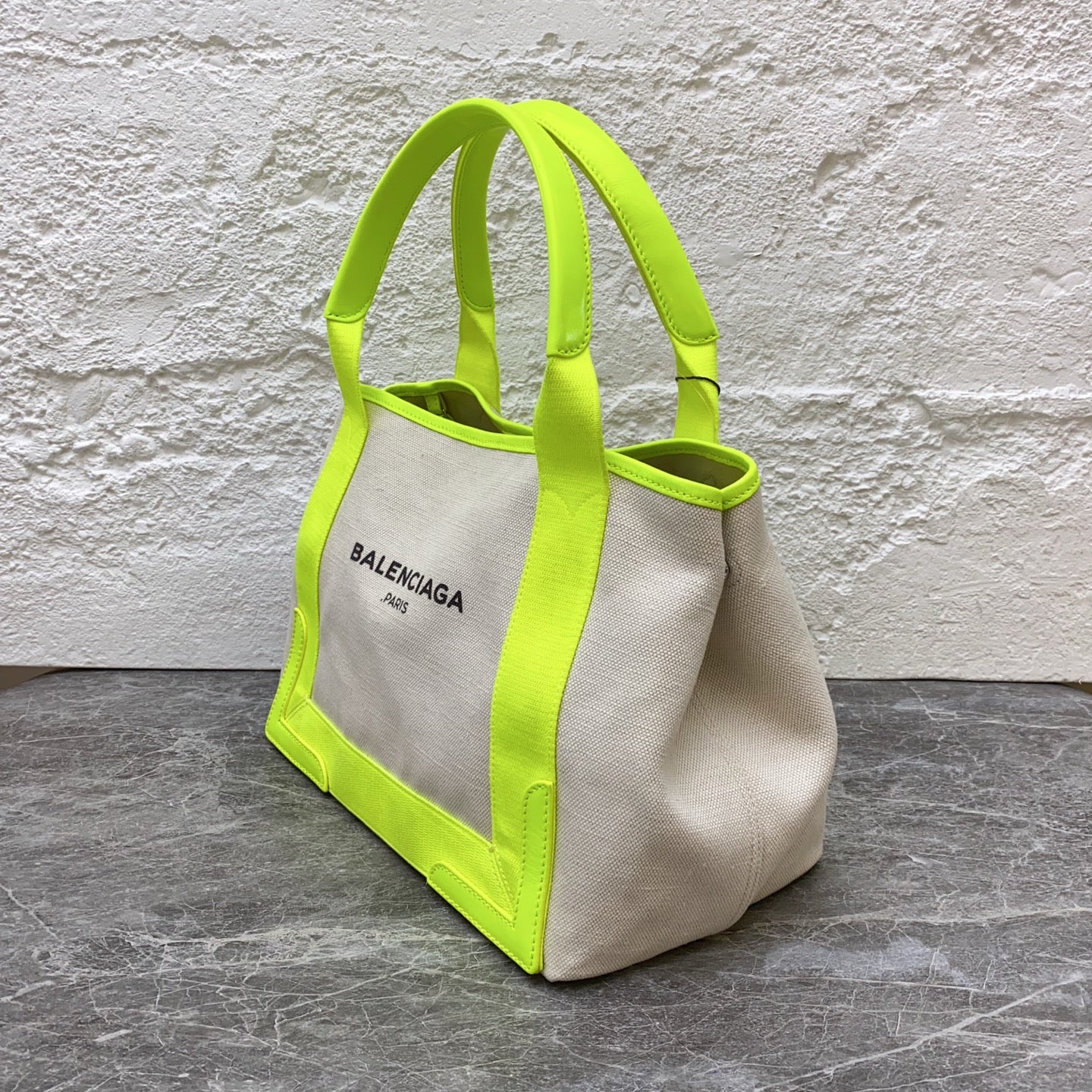Balenciaga Canvas Green Tote