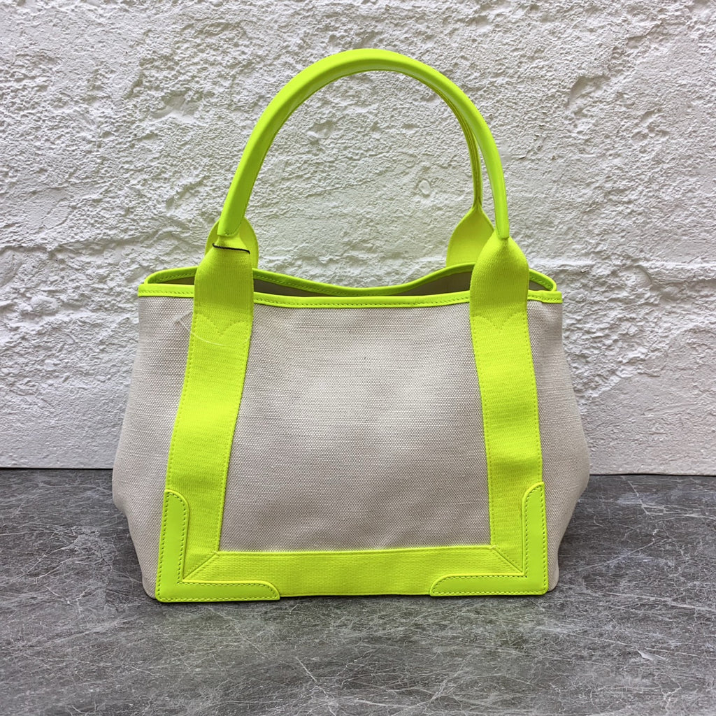 Balenciaga Canvas Green Tote