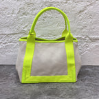 Balenciaga Canvas Green Tote