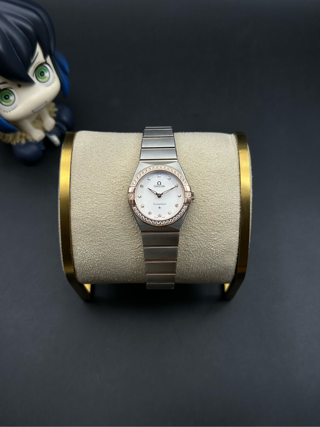 Omega Silver Quartz watch