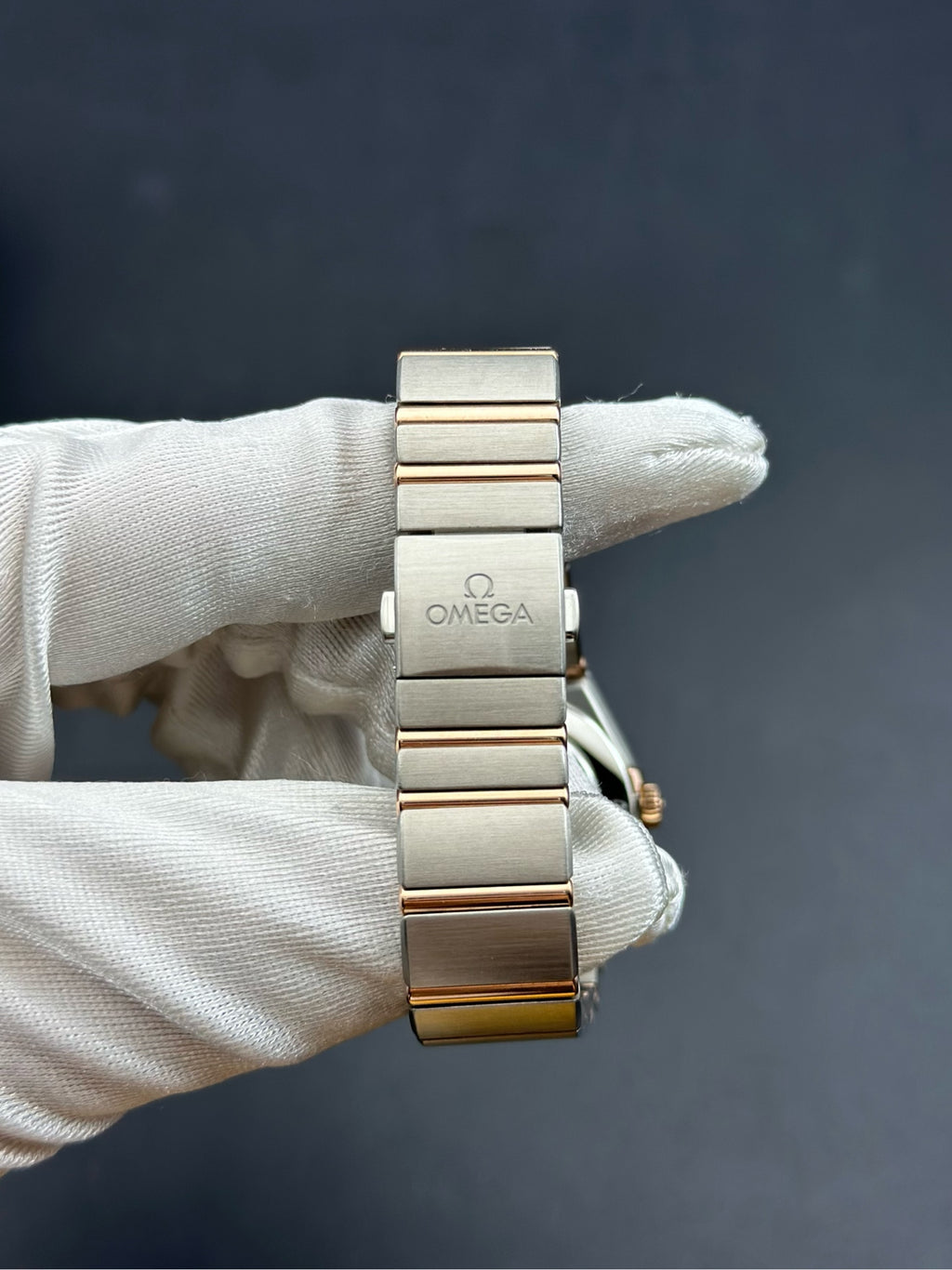 Omega Silver Quartz watch