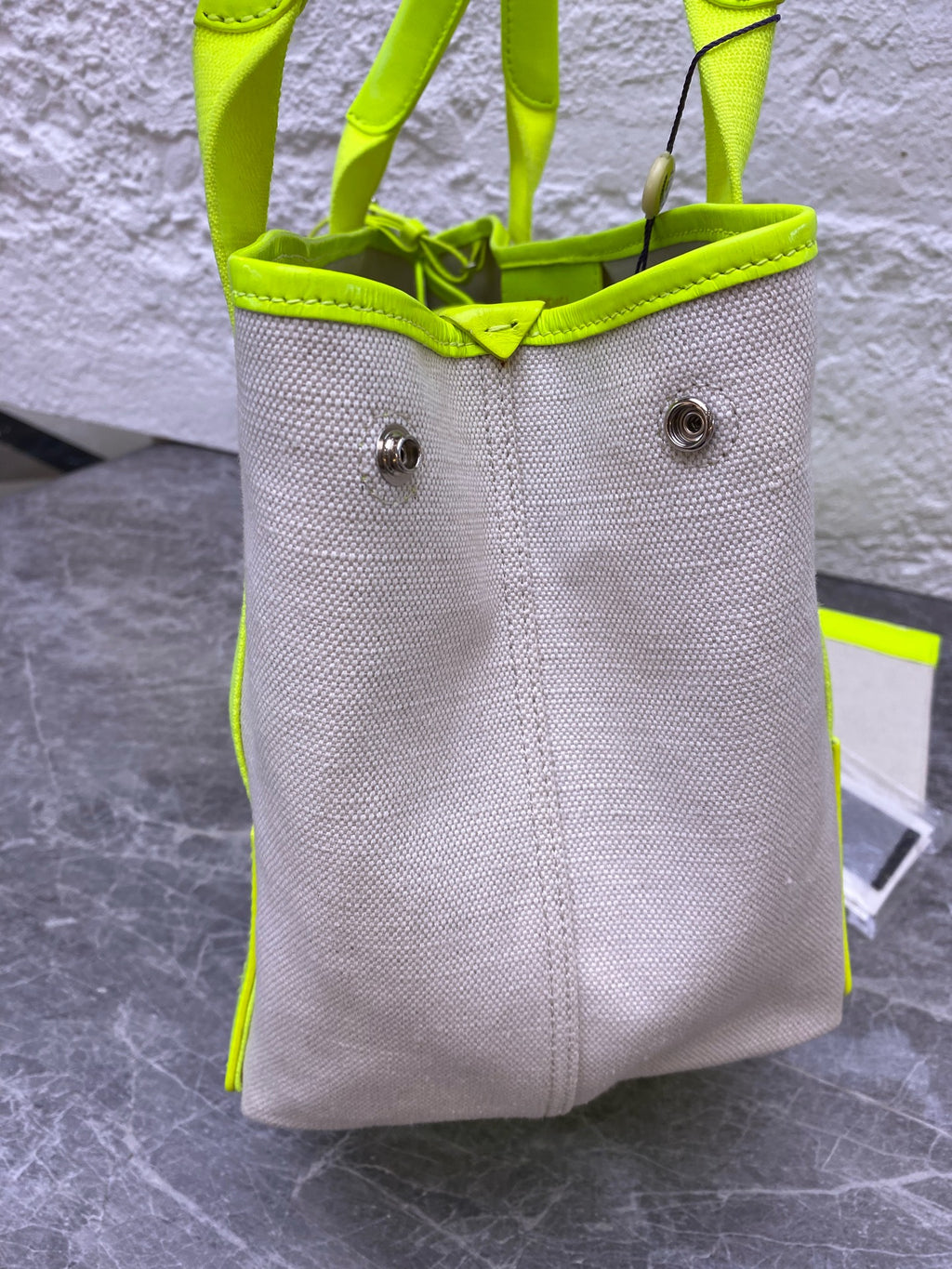 Balenciaga Canvas Green Tote