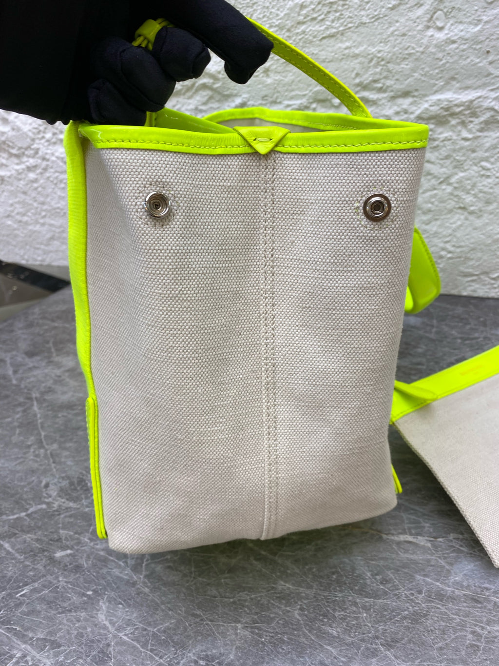 Balenciaga Canvas Green Tote