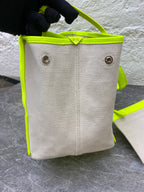 Balenciaga Canvas Green Tote