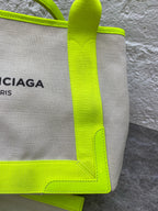 Balenciaga Canvas Green Tote