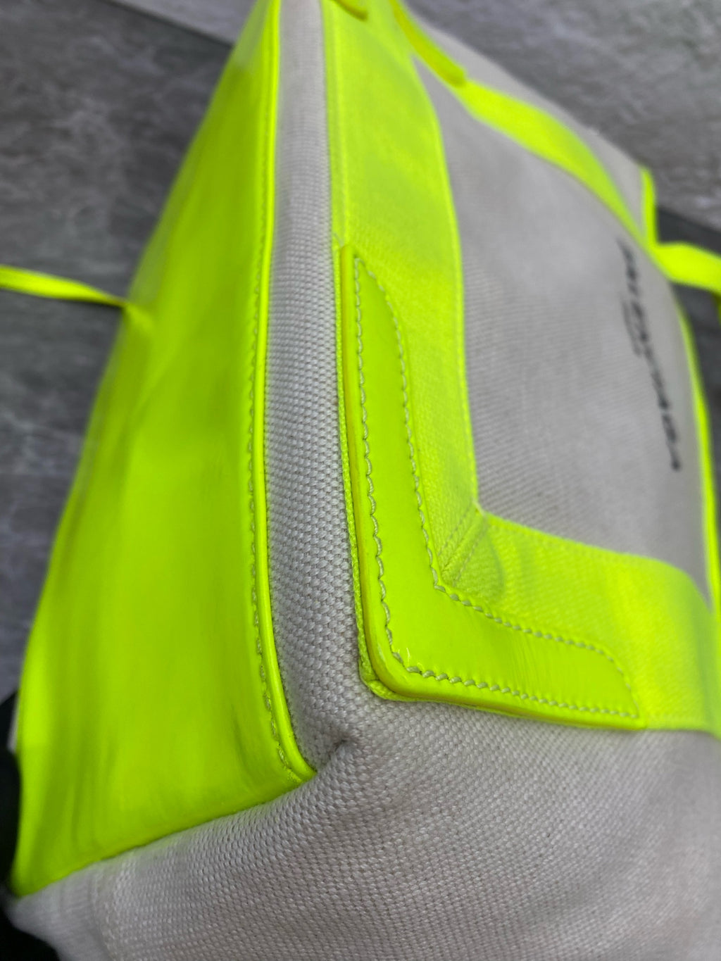 Balenciaga Canvas Green Tote