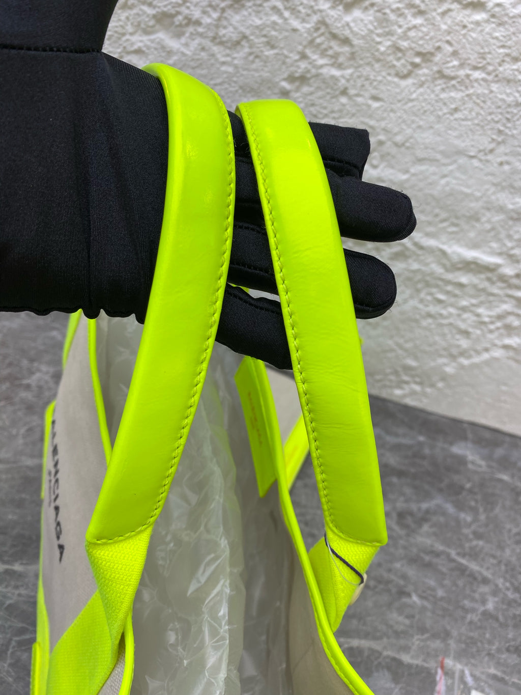 Balenciaga Canvas Green Tote