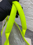 Balenciaga Canvas Green Tote
