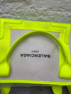 Balenciaga Canvas Green Tote