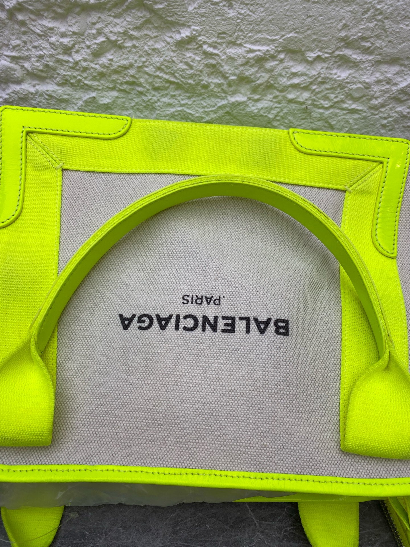 Balenciaga Canvas Green Tote