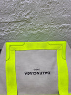 Balenciaga Canvas Green Tote