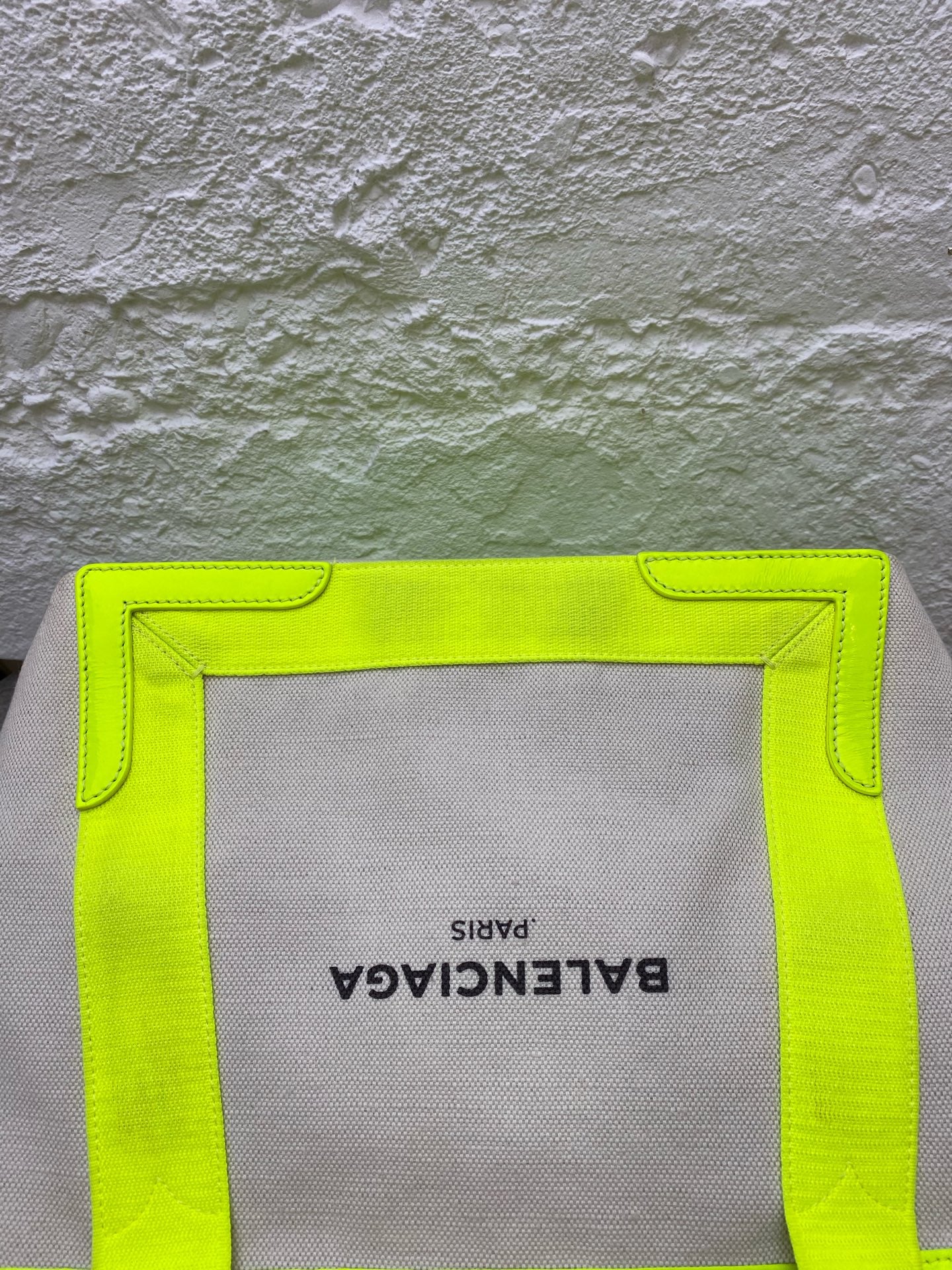 Balenciaga Canvas Green Tote