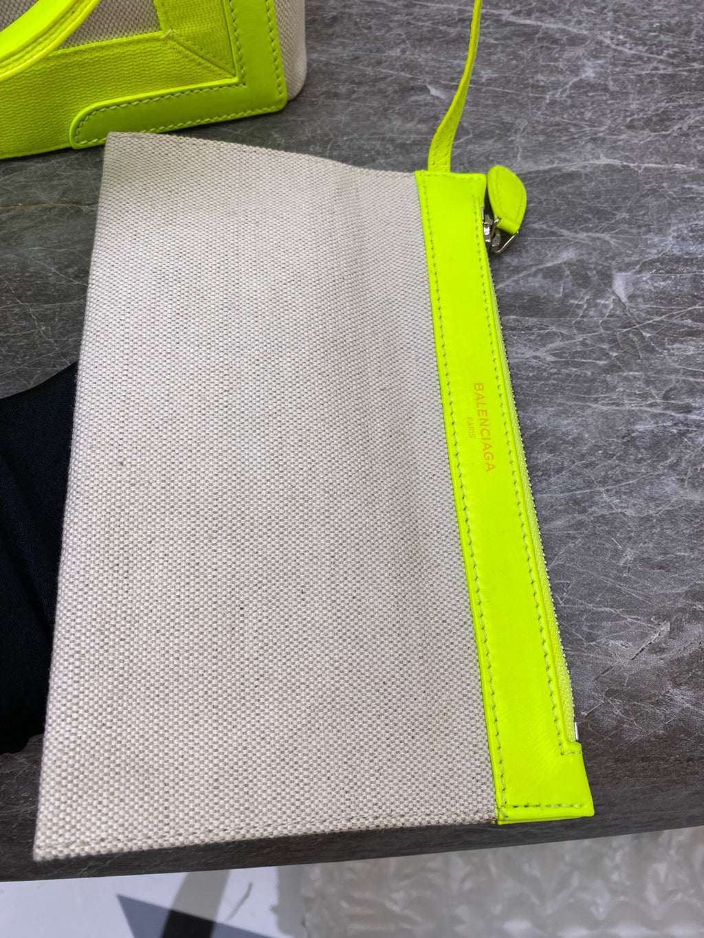 Balenciaga Canvas Green Tote