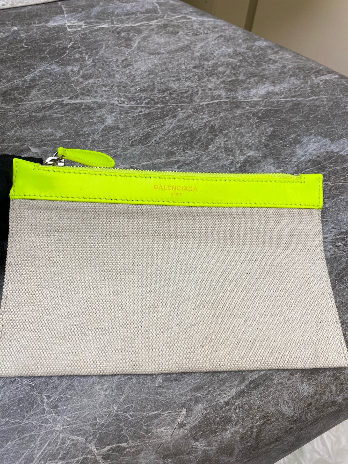 Balenciaga Canvas Green Tote