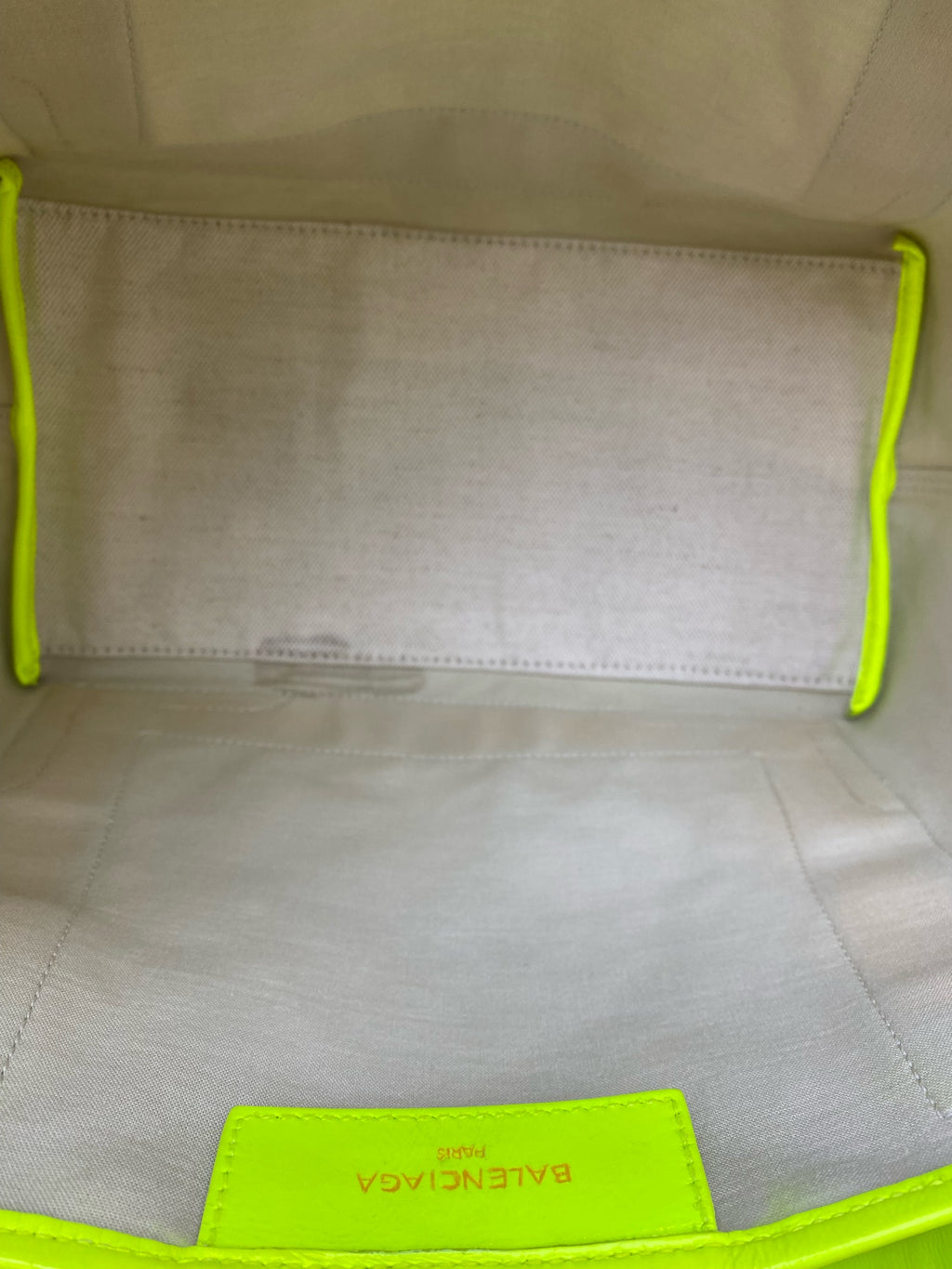Balenciaga Canvas Green Tote