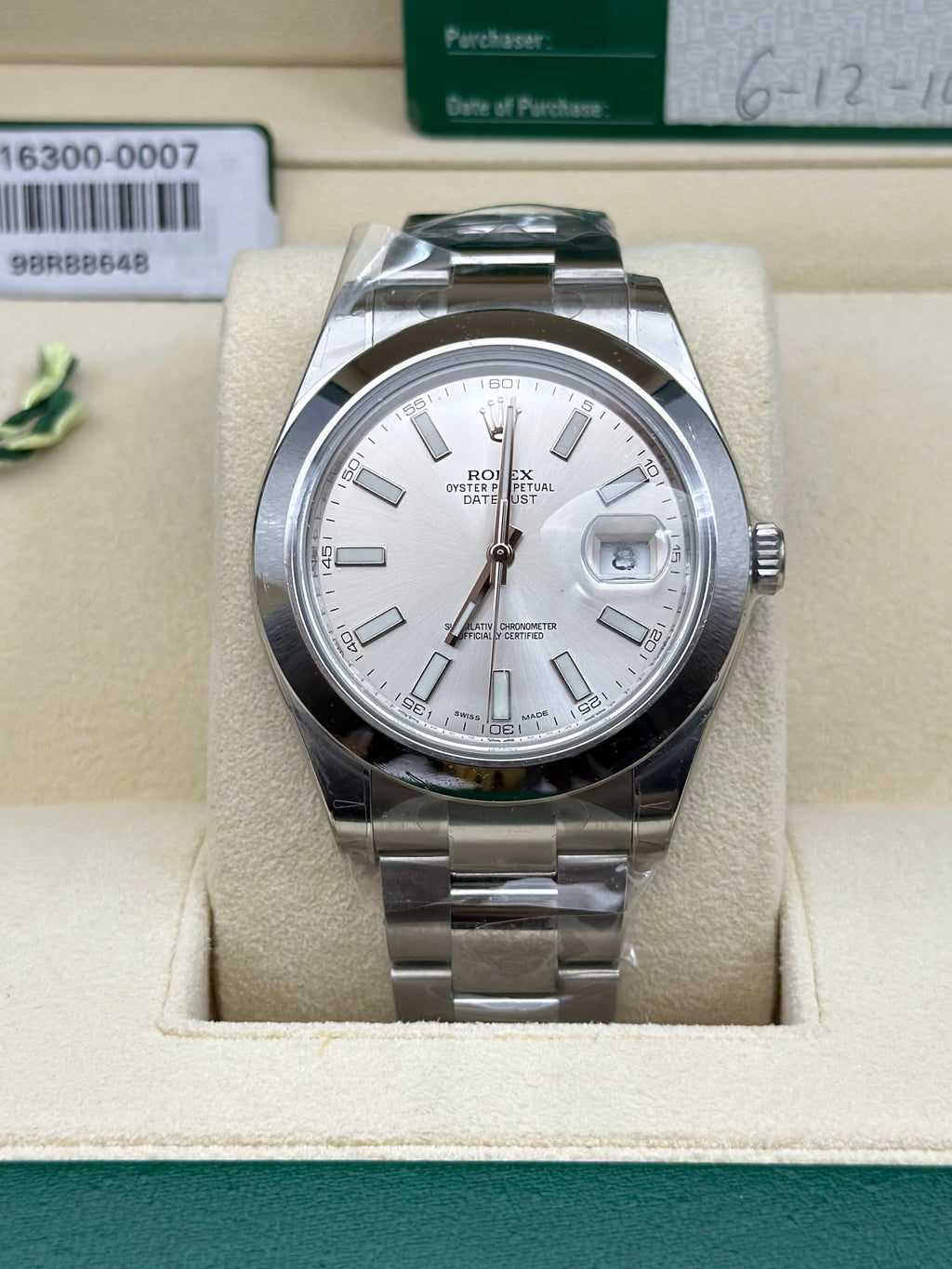 Rolex Gray Automatic (self-winding) watch