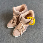 空白 Leather Athletic sneakers