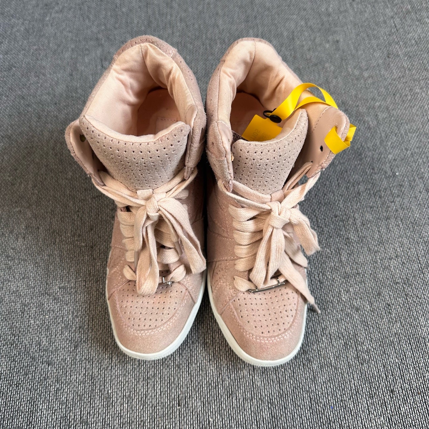 空白 Leather Athletic sneakers