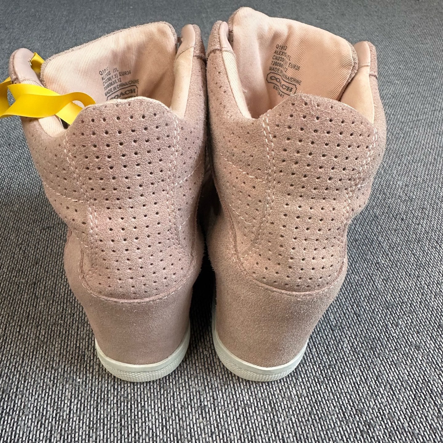 空白 Leather Athletic sneakers