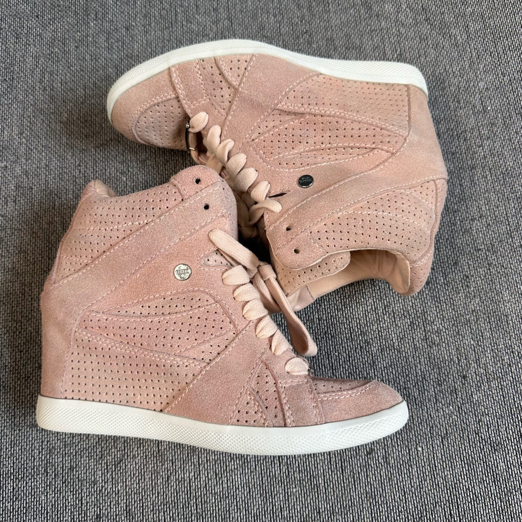 空白 Leather Athletic sneakers