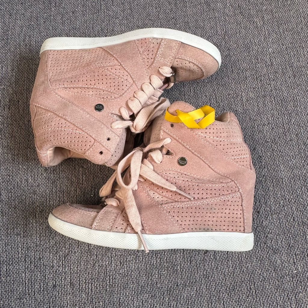 空白 Leather Athletic sneakers