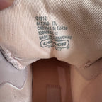 空白 Leather Athletic sneakers