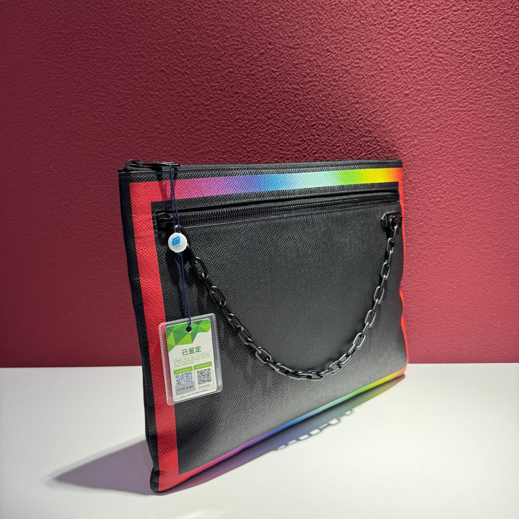 Louis Vuitton Black Clutch M30347