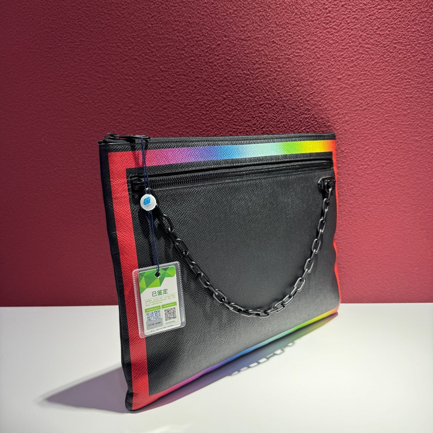 Louis Vuitton Black Clutch M30347
