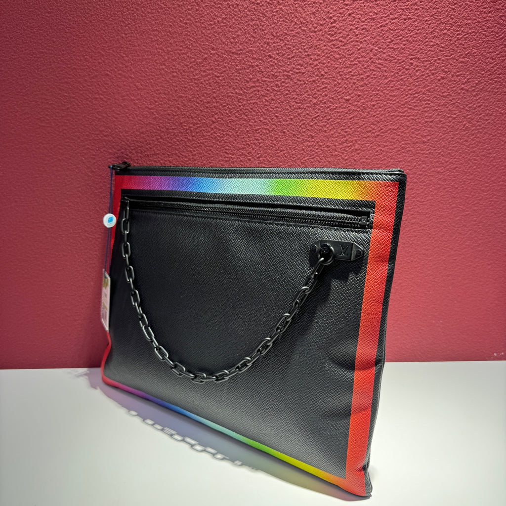 Louis Vuitton Black Clutch M30347