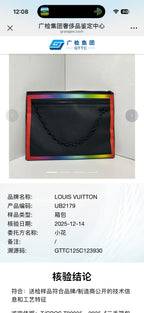 Louis Vuitton Black Clutch M30347
