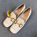 Gucci White Loafers