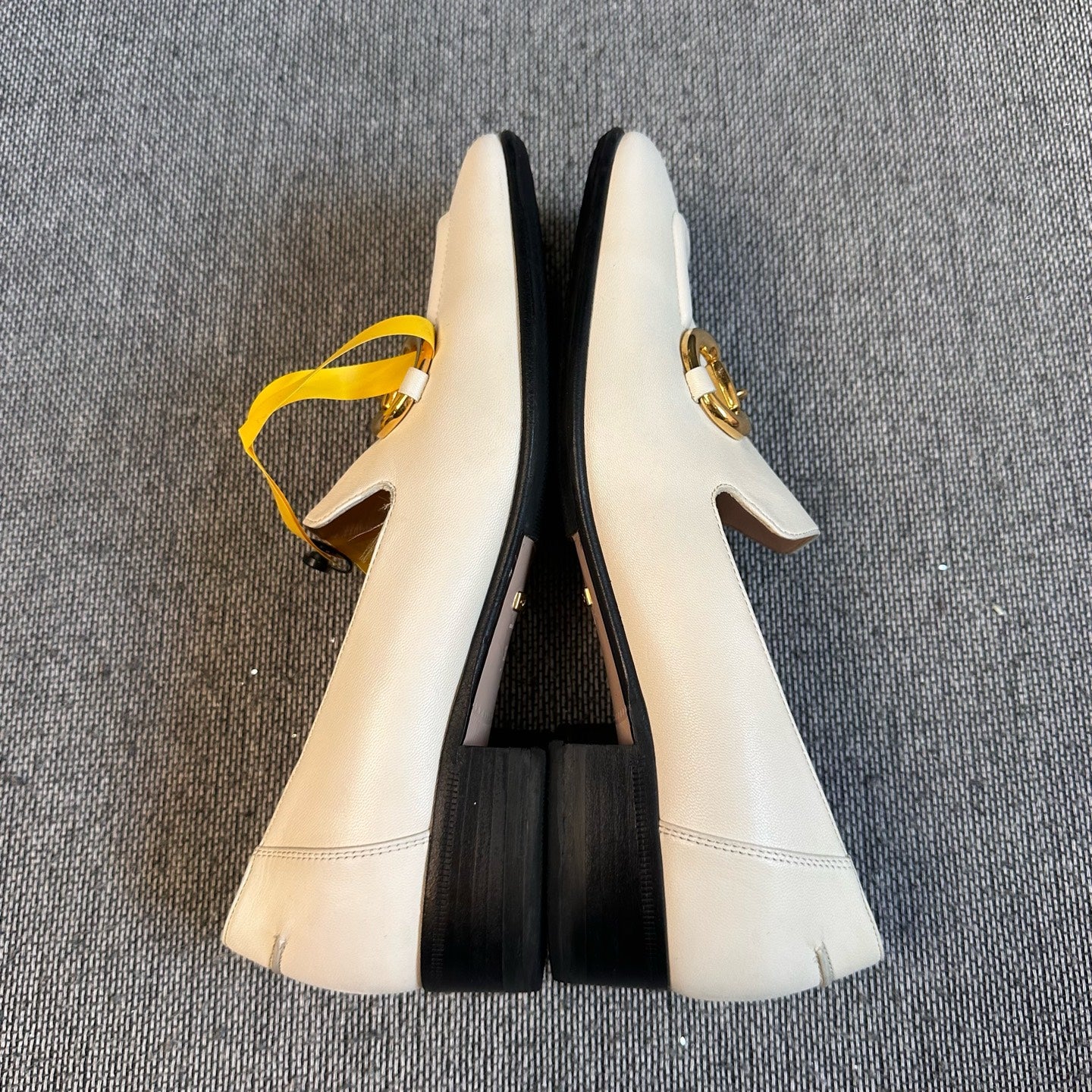 Gucci White Loafers