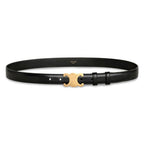 Celine Leather Black Belt