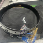 Celine Leather Black Belt