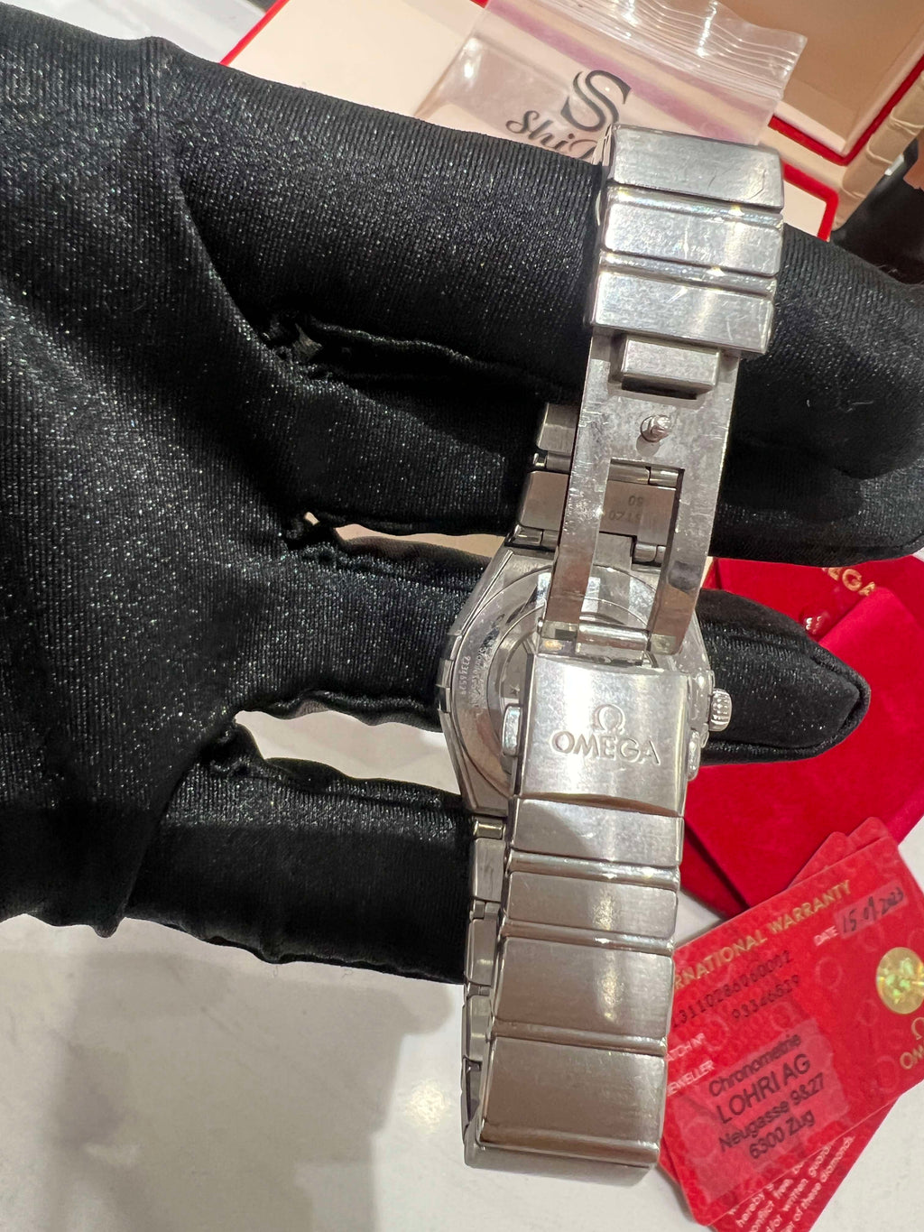 Omega constellation Quartz watch 27 millimeters 123.10.27.60.55.004