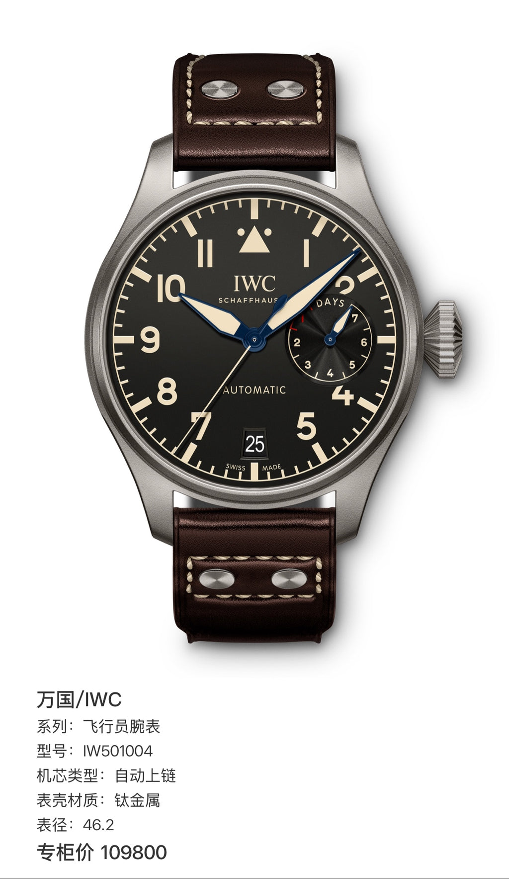 IWC Pilot’s watch 46.2 IW501004