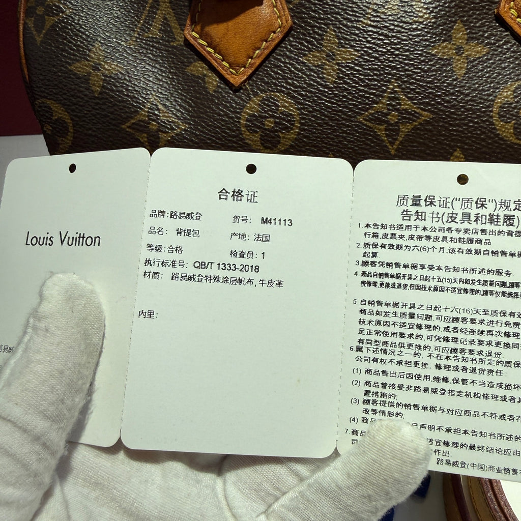Louis Vuitton Speedy 25 Crossbody 25.0x 19.0x 15.0 cm M41113