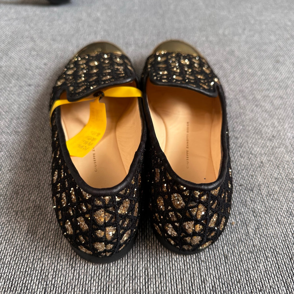 空白 Metal Flat shoes