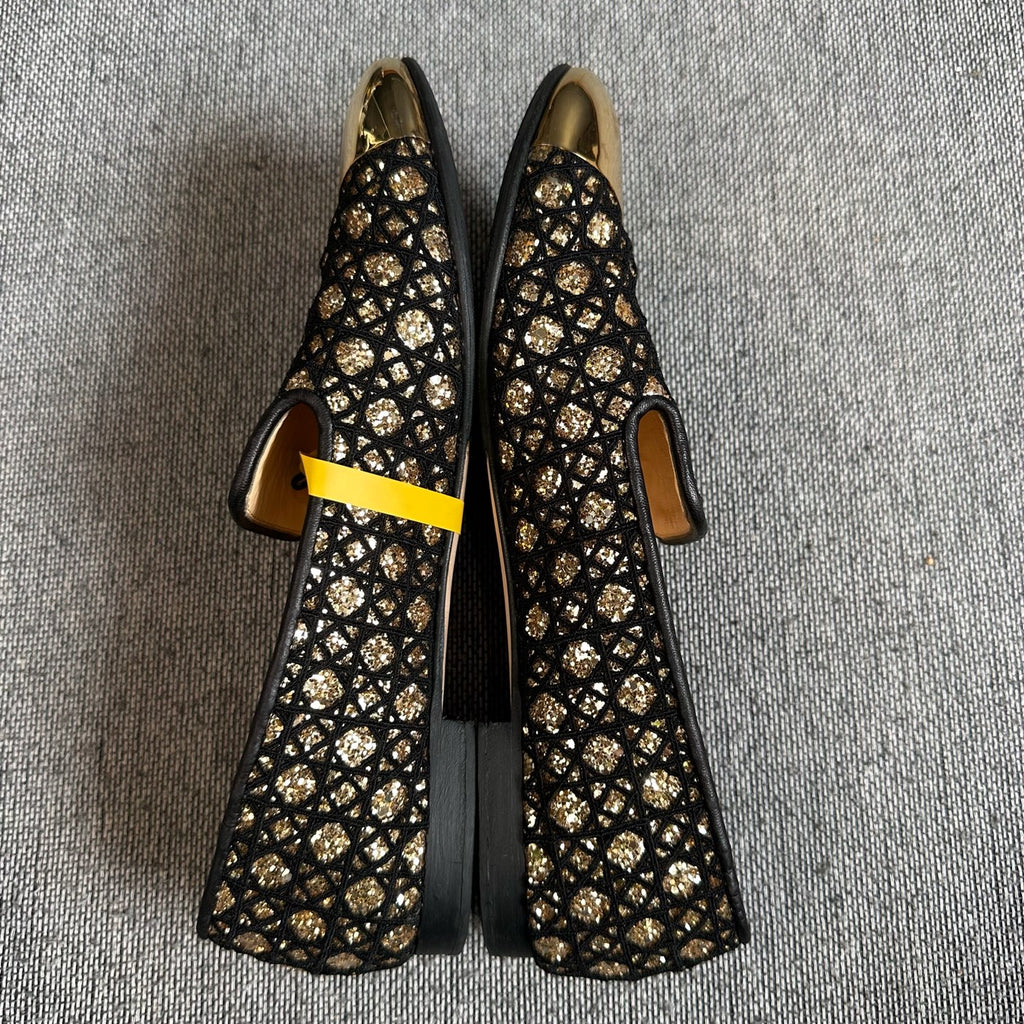空白 Metal Flat shoes