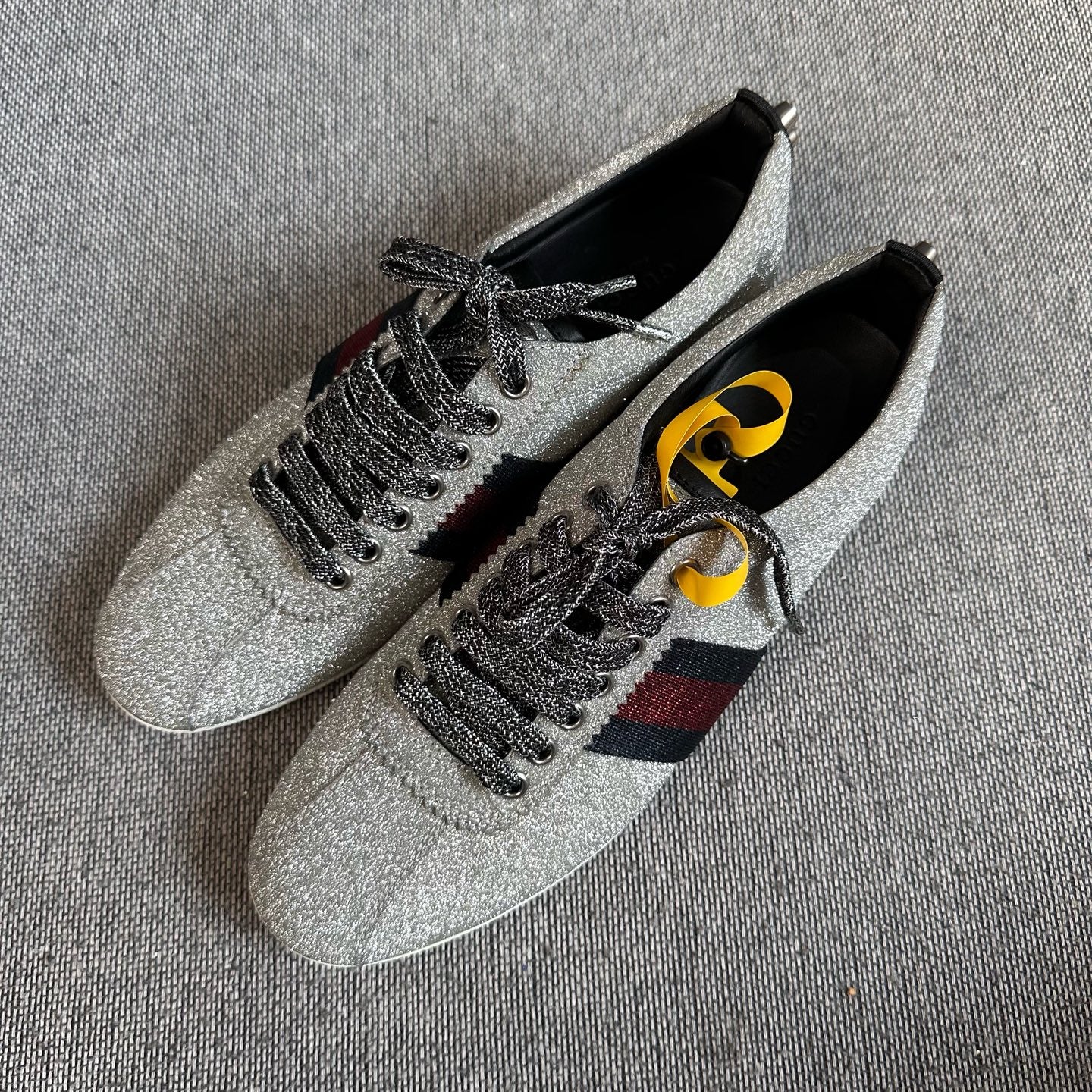 Gucci Silver Skate shoes