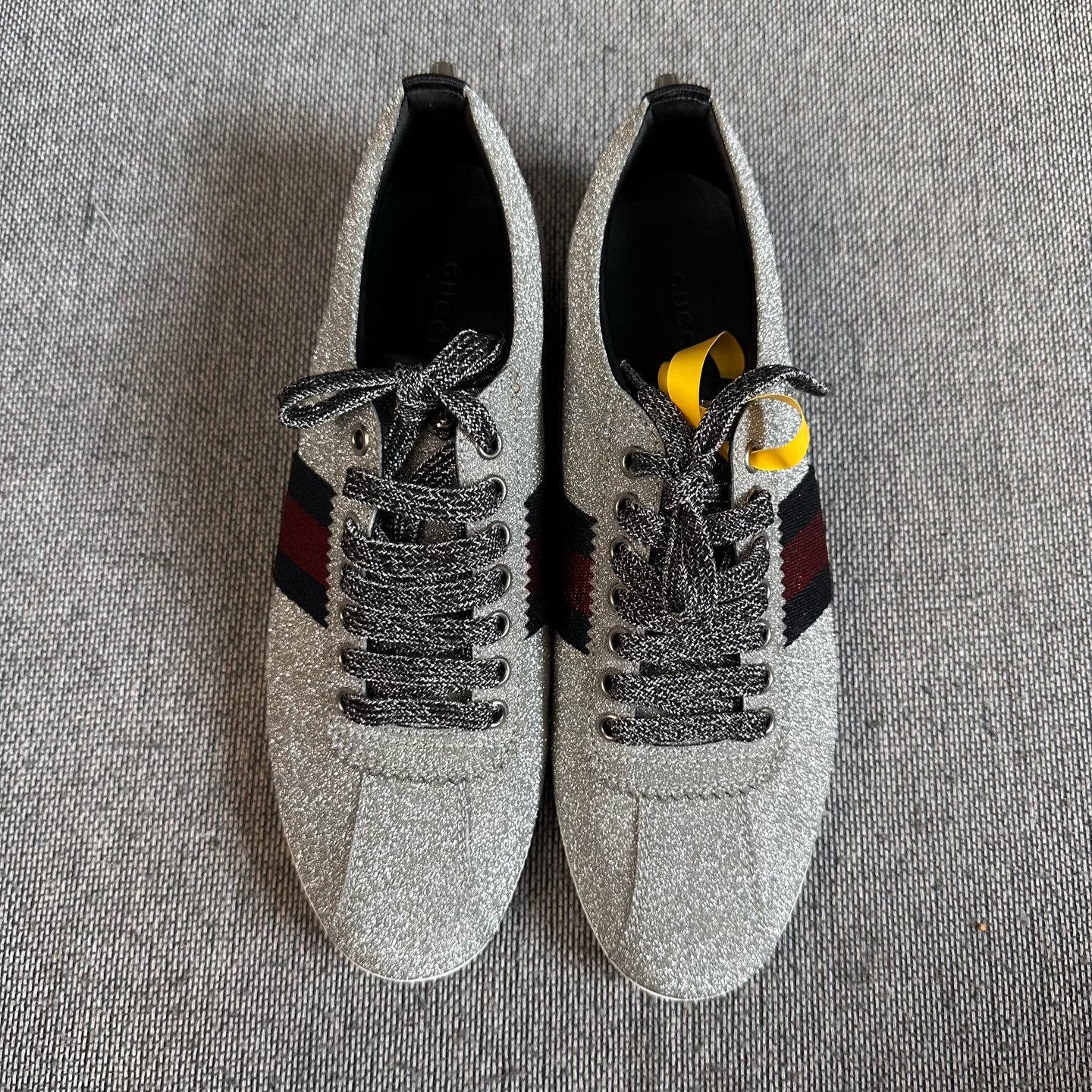 Gucci Silver Skate shoes