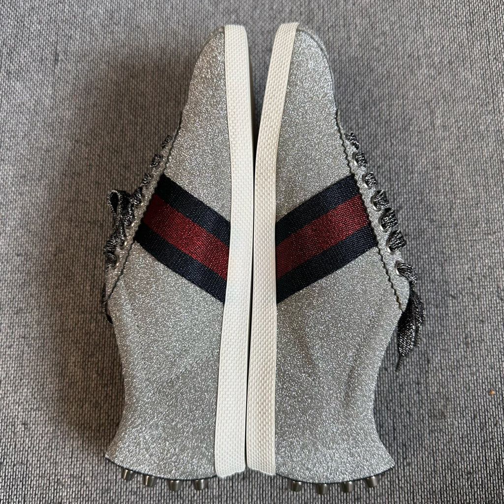 Gucci Silver Skate shoes