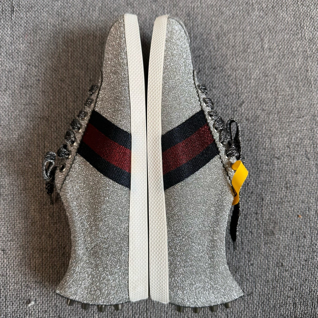 Gucci Silver Skate shoes